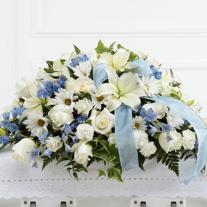 Tender Treasure Casket Spray –  For The Love Of Flowers, Johns Island SC