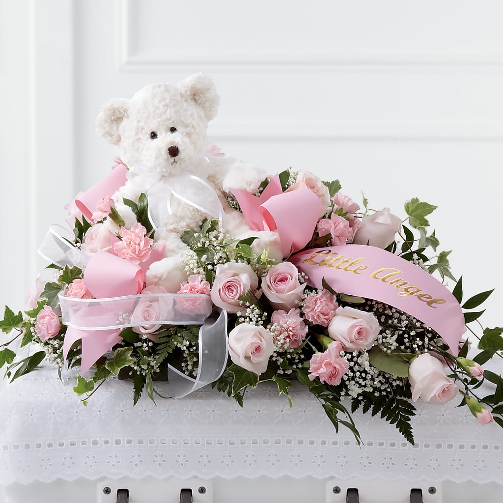 Touch of Sympathy Casket Spray –  For The Love Of Flowers, Johns Island SC