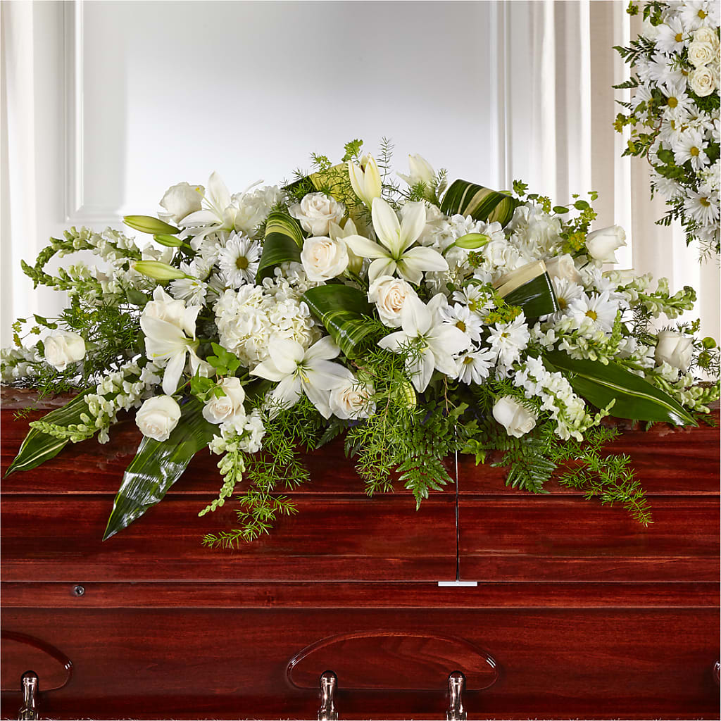 Abundance Casket Spray –  For The Love Of Flowers, Johns Island SC