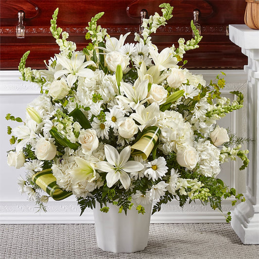 Thoughts of Tranquility Floor Basket –  For The Love Of Flowers, Johns Island SC