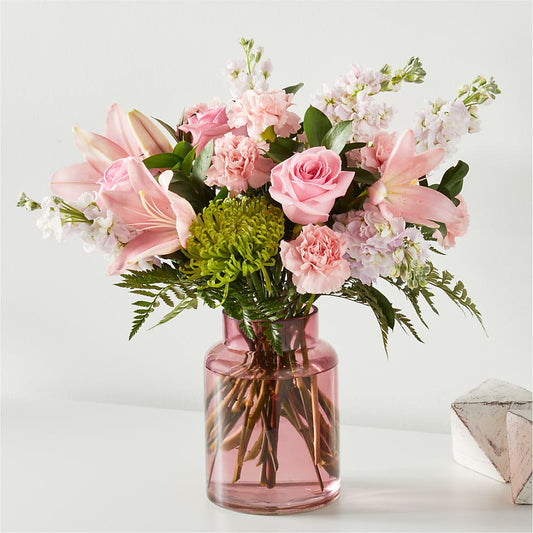 Pretty in Pink Bouquet –  For The Love Of Flowers, Johns Island SC