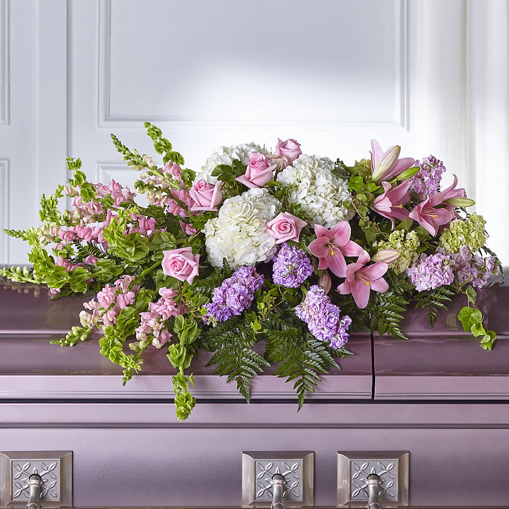 Life's Gratitude Casket Spray –  For The Love Of Flowers, Johns Island SC