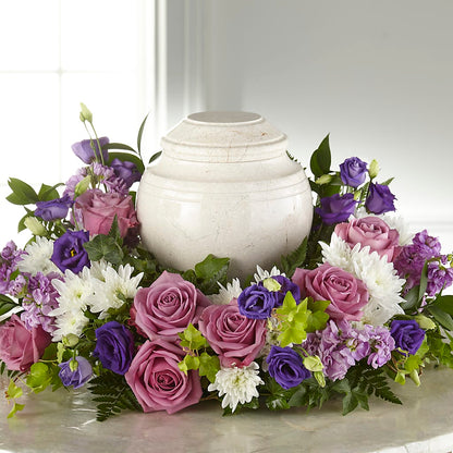 Blooming Sympathy Cremation Adornment –  For The Love Of Flowers, Johns Island SC