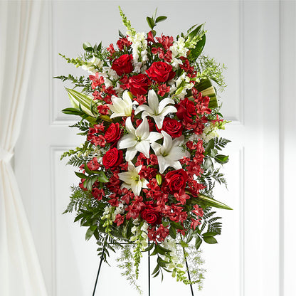 Everlasting Memory Standing Spray –  For The Love Of Flowers, Johns Island SC
