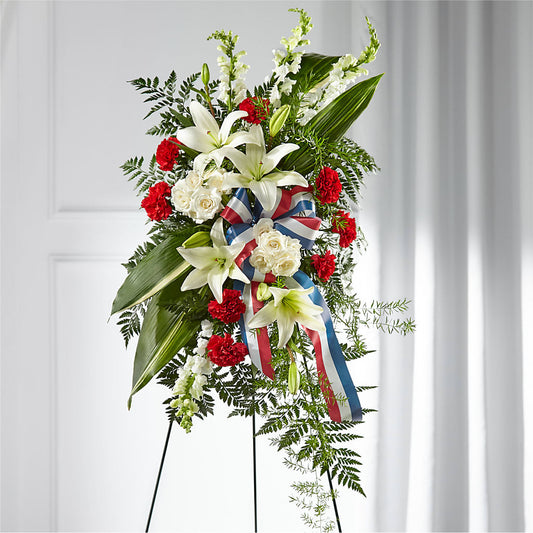 Stars of Life Standing Spray –  For The Love Of Flowers, Johns Island SC
