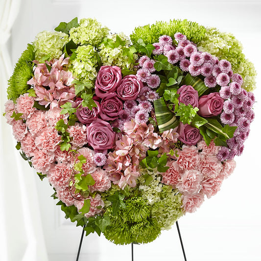 Heartwarming Standing Heart –  For The Love Of Flowers, Johns Island SC