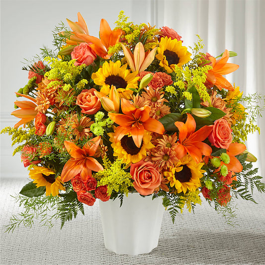 Harvest Thoughts Floor Basket –  For The Love Of Flowers, Johns Island SC