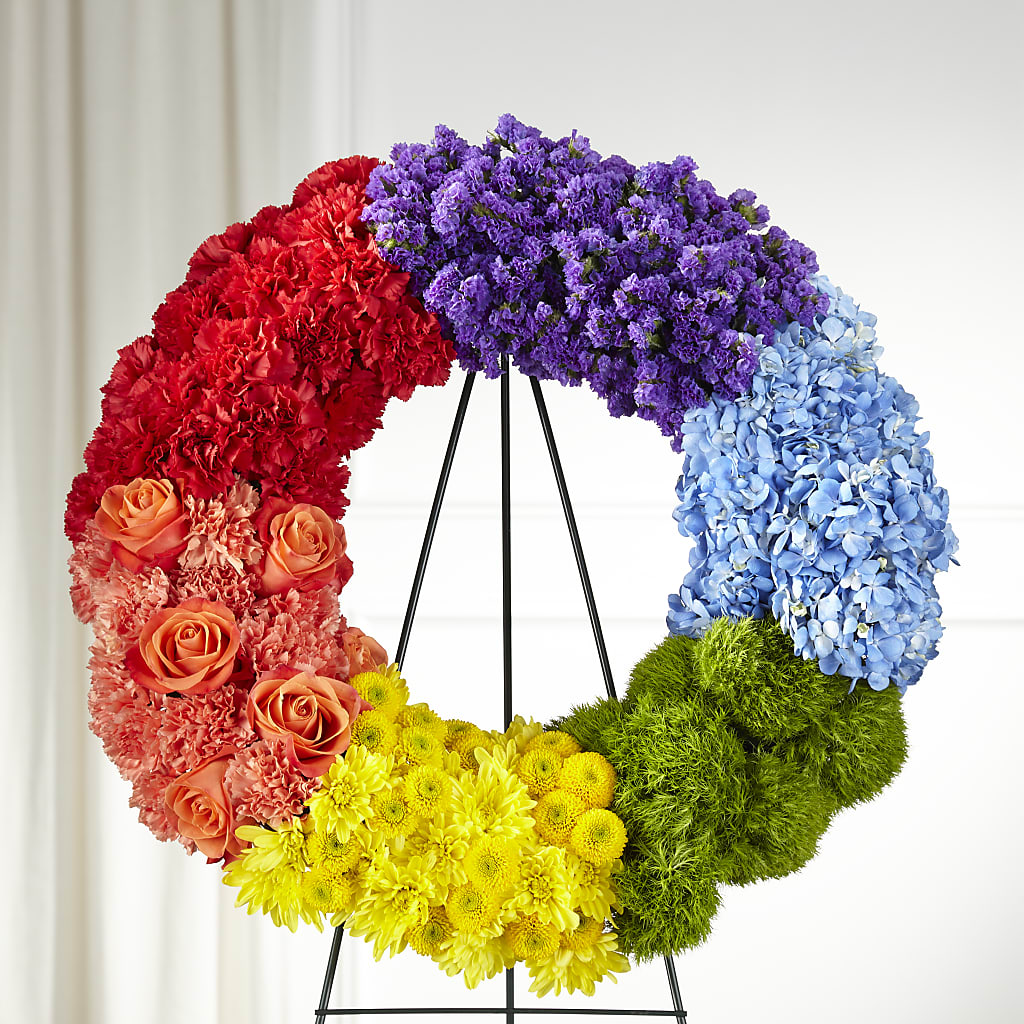 Circle of Love Wreath –  For The Love Of Flowers, Johns Island SC