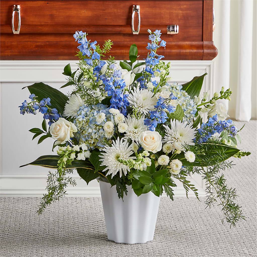 Everlasting Memories Floor Basket –  For The Love Of Flowers, Johns Island SC