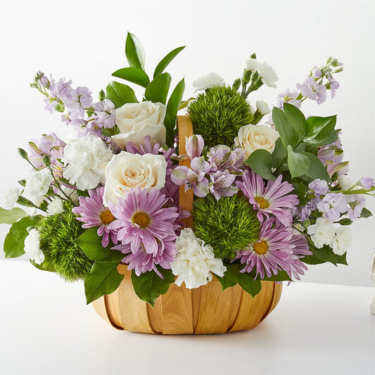 Peace & Love Basket –  For The Love Of Flowers, Johns Island SC