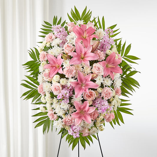 Offering Solace Standing Spray –  For The Love Of Flowers, Johns Island SC