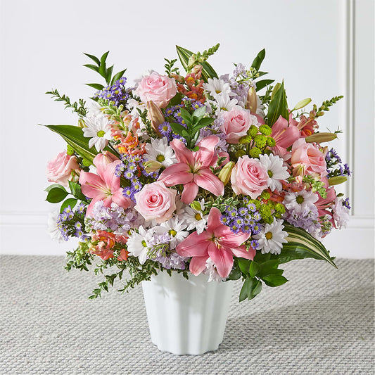 Abundant Compassion Floor Basket –  For The Love Of Flowers, Johns Island SC