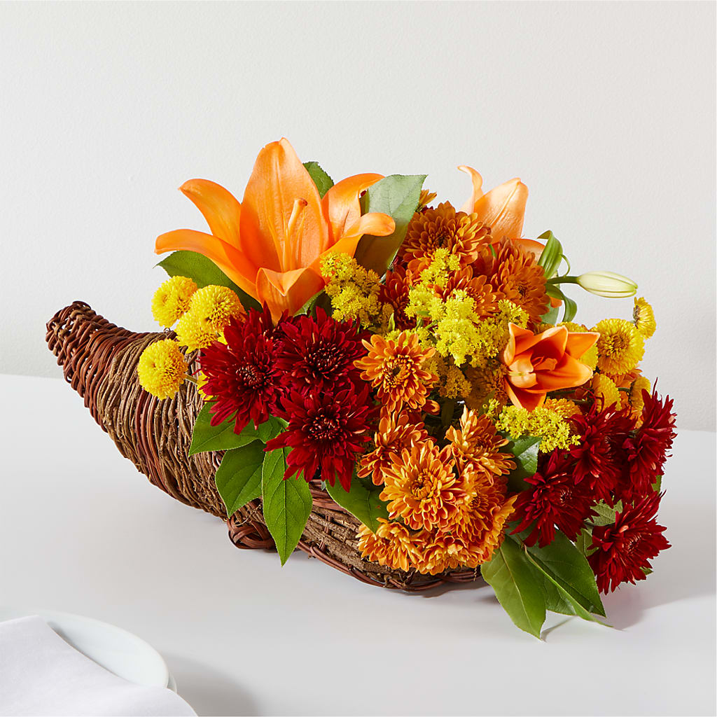 Bouquet of Blessings Cornucopia –  For The Love Of Flowers, Johns Island SC