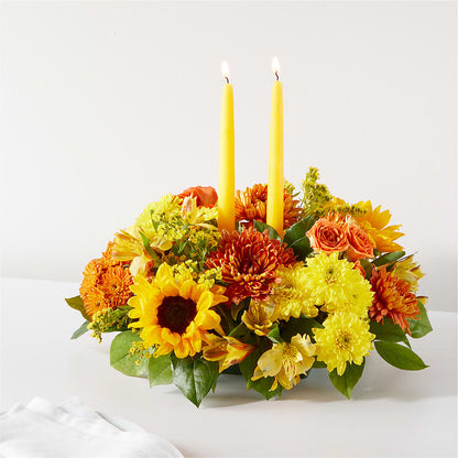 Autumn Harmony Centerpiece –  For The Love Of Flowers, Johns Island SC