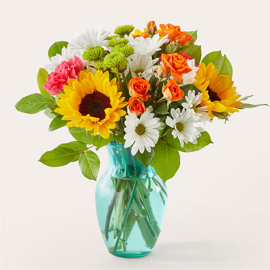 Sun-drenched Blooms Bouquet –  For The Love Of Flowers, Johns Island SC