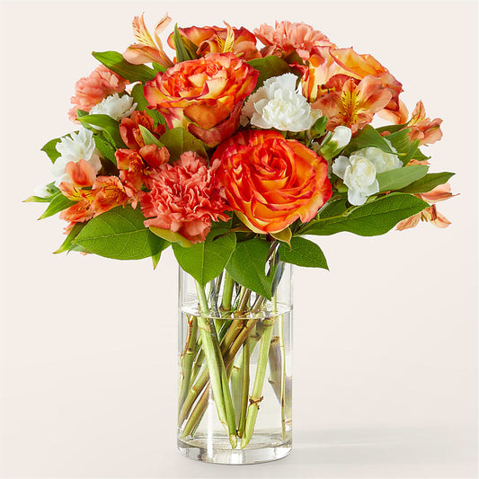 Apricot Glow Bouquet –  For The Love Of Flowers, Johns Island SC