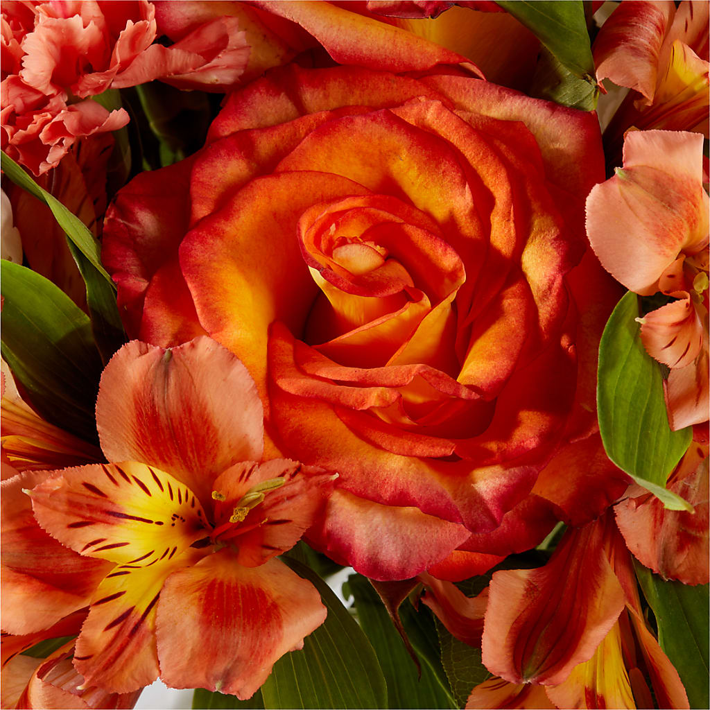 Apricot Glow Bouquet –  For The Love Of Flowers, Johns Island SC
