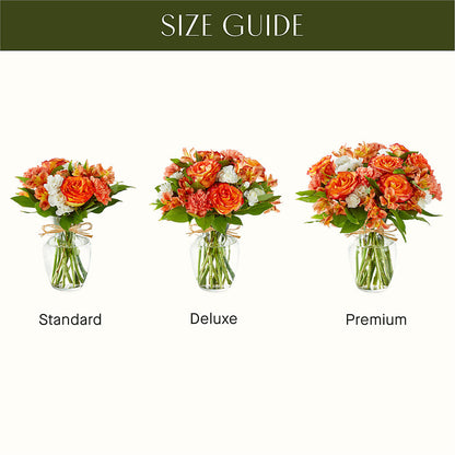 Apricot Glow Bouquet –  For The Love Of Flowers, Johns Island SC