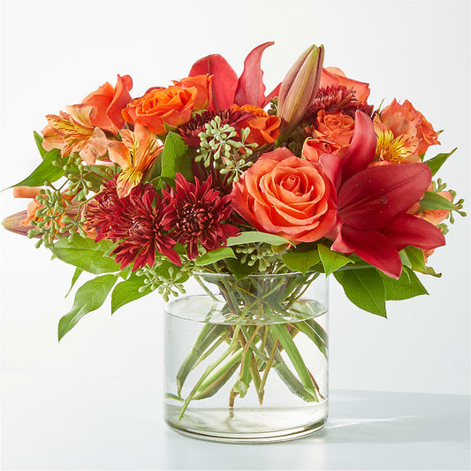Crimson Leaves Bouquet –  For The Love Of Flowers, Johns Island SC