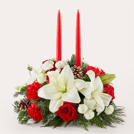 Seasonal Festivities Centerpiece –  For The Love Of Flowers, Johns Island SC