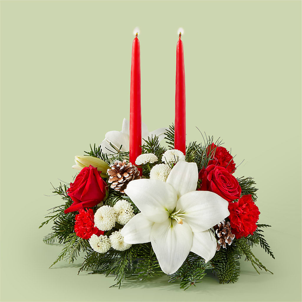Seasonal Festivities Centerpiece –  For The Love Of Flowers, Johns Island SC