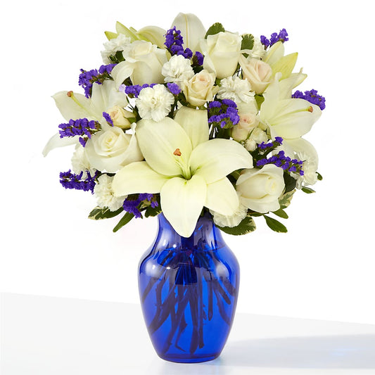 Sapphire Rush Bouquet –  For The Love Of Flowers, Johns Island SC