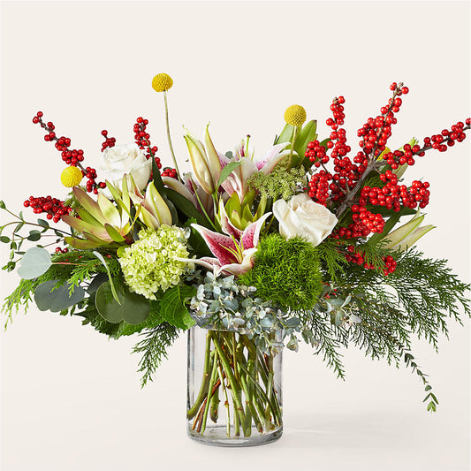 Berry & Bright Bouquet –  For The Love Of Flowers, Johns Island SC