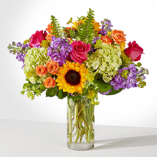 Vibrant Greetings Bouquet –  For The Love Of Flowers, Johns Island SC