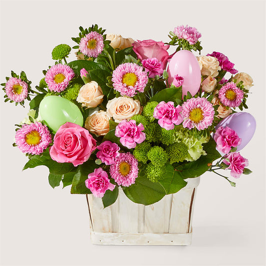 Get Eggcited Basket –  For The Love Of Flowers, Johns Island SC