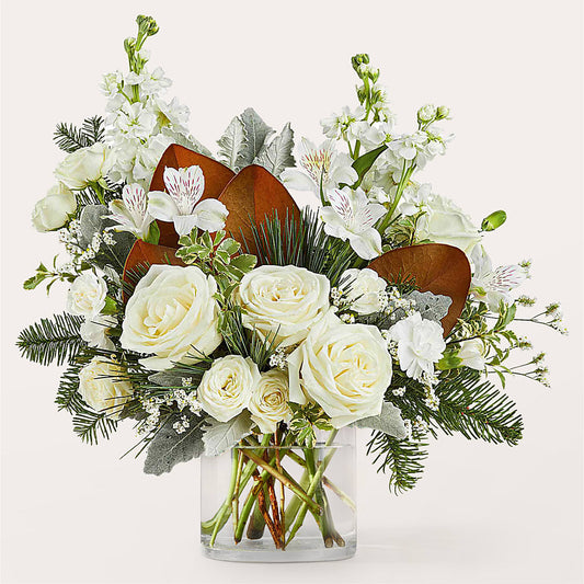 Fresh Snowfall Bouquet –  For The Love Of Flowers, Johns Island SC