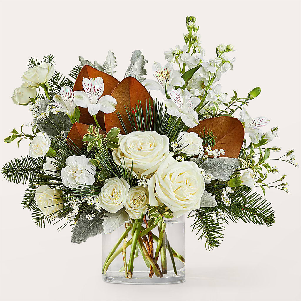 Fresh Snowfall Bouquet –  For The Love Of Flowers, Johns Island SC