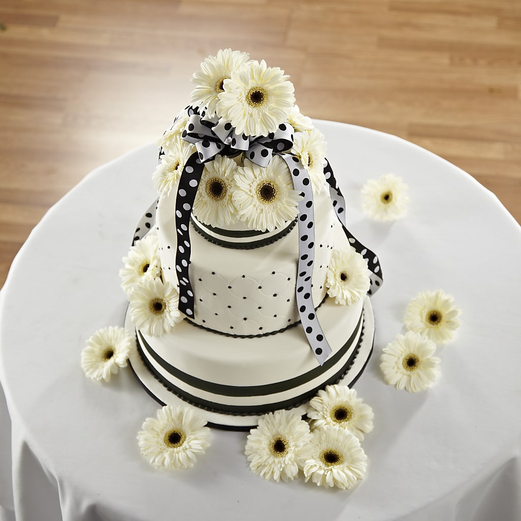 Simple Sophistication Cake Décor –  For The Love Of Flowers, Johns Island SC