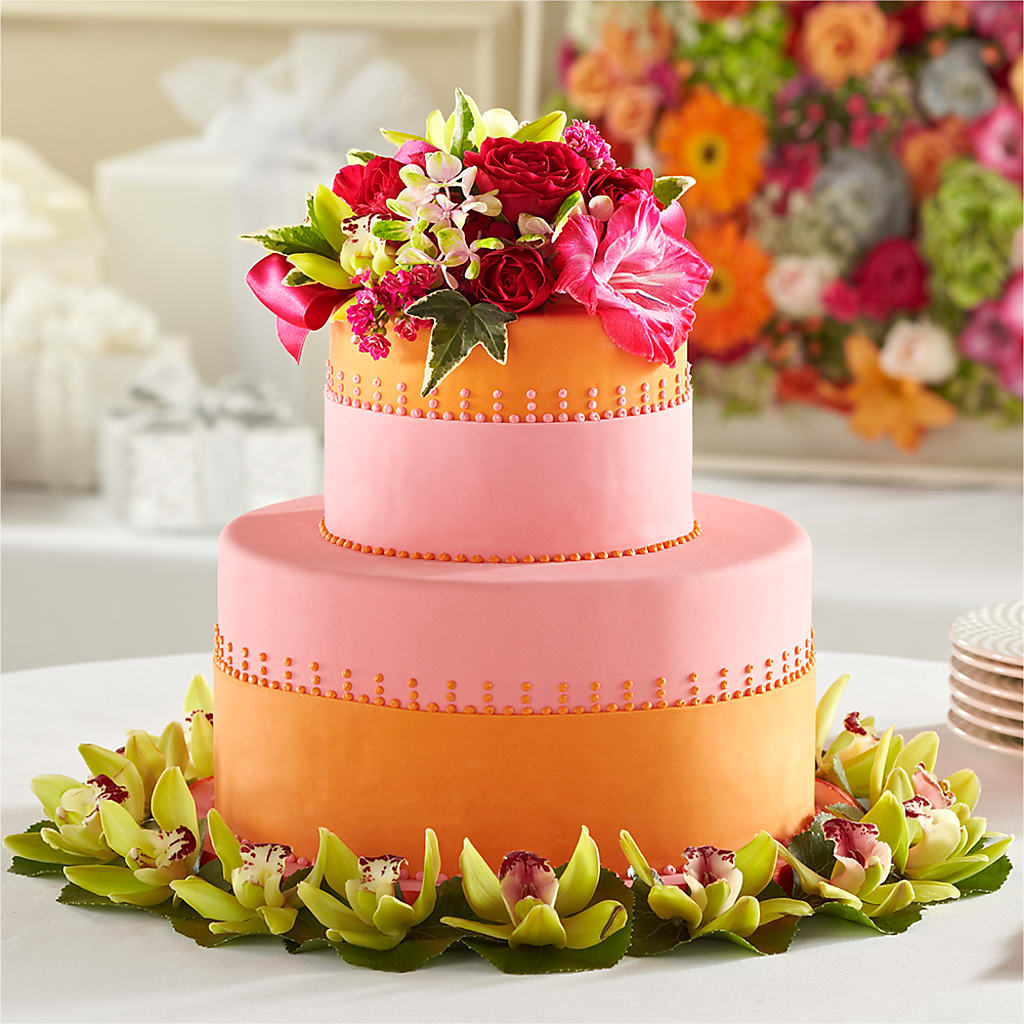 Sweet Citrus Cake Decor –  For The Love Of Flowers, Johns Island SC