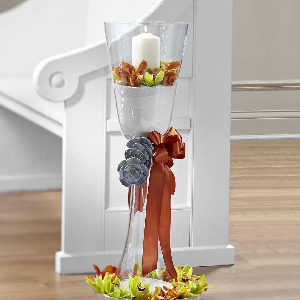 Matrimony Pew Decor –  For The Love Of Flowers, Johns Island SC
