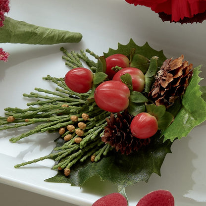 Red Berry Boutonniere –  For The Love Of Flowers, Johns Island SC